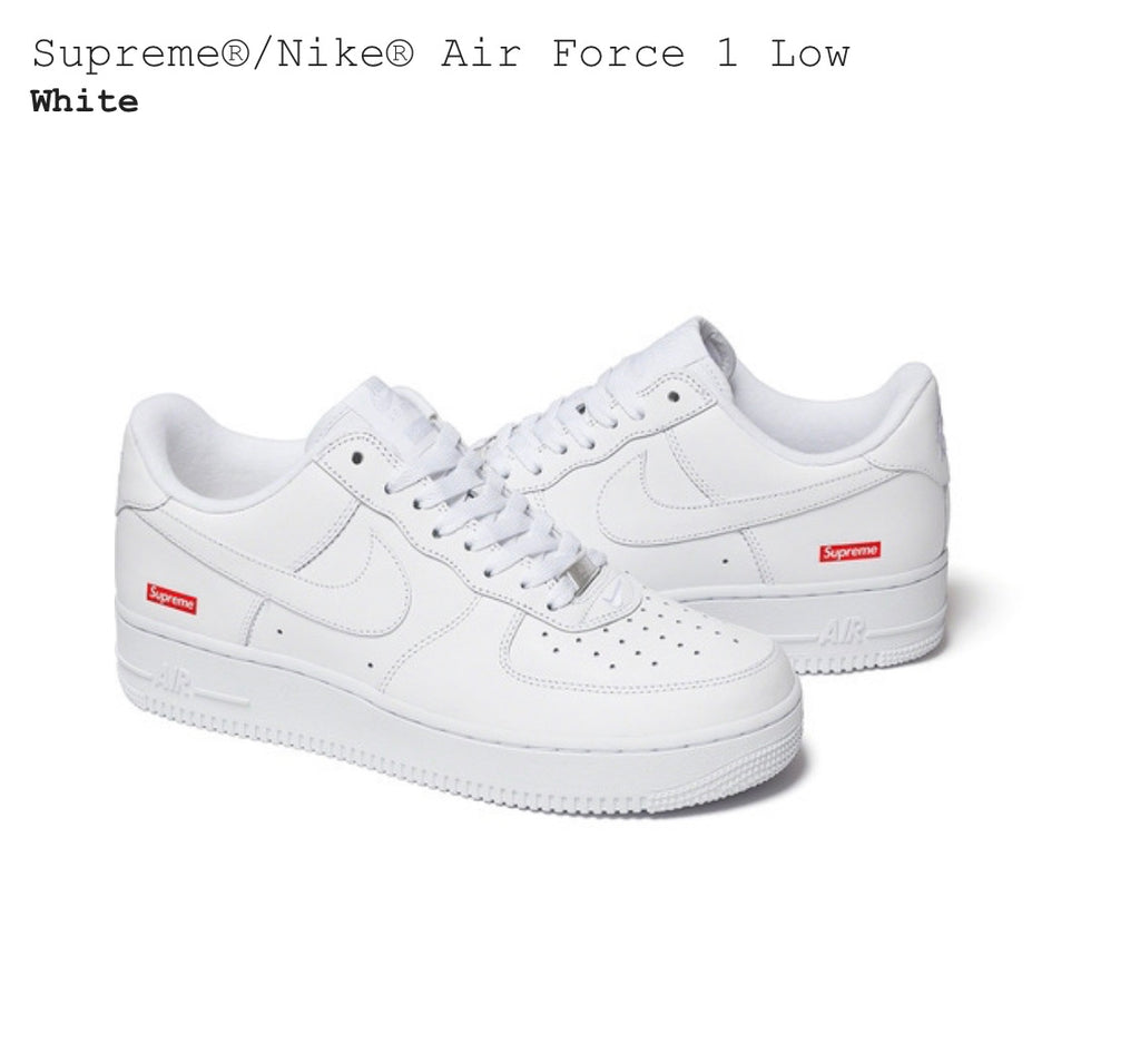 nike supreme x air force 1