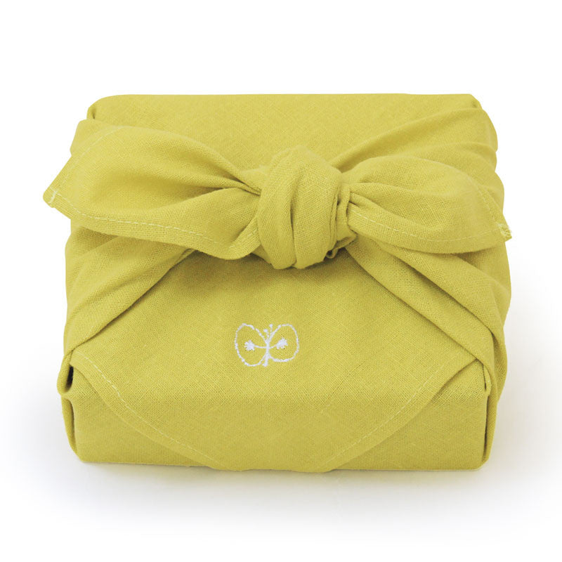 50 mina perhonen Linen Embroidery | Go! Yellow – Musubi