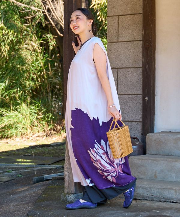 TAIRIN Floral Dress and Haori Set