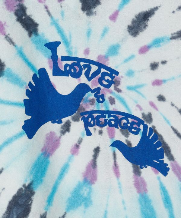 Love and Peace Tie Dye Top