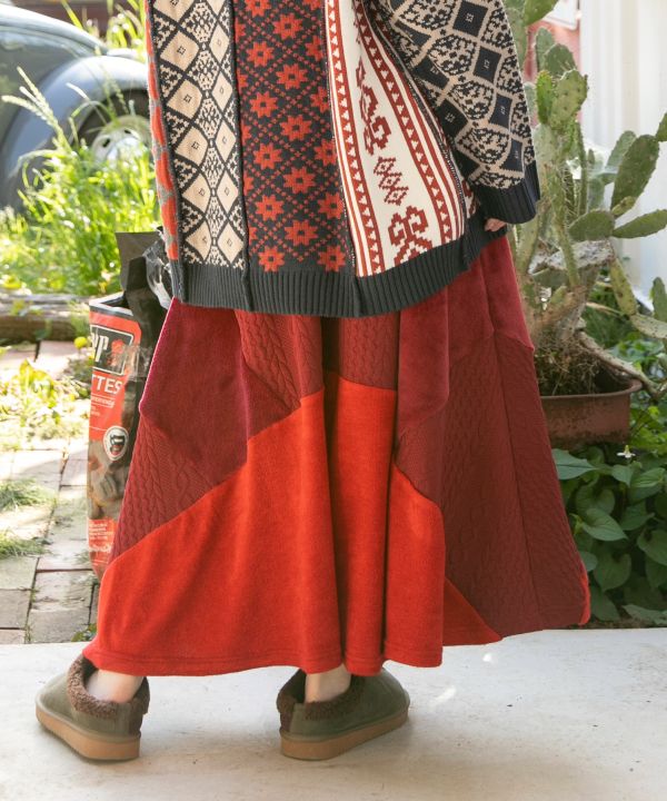 Bohemian Patchwork Skirt