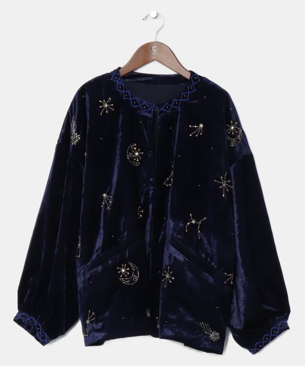 Moon Star Velour Jacket