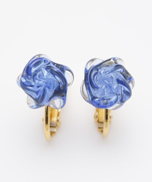 UME Glass Clip Earrings