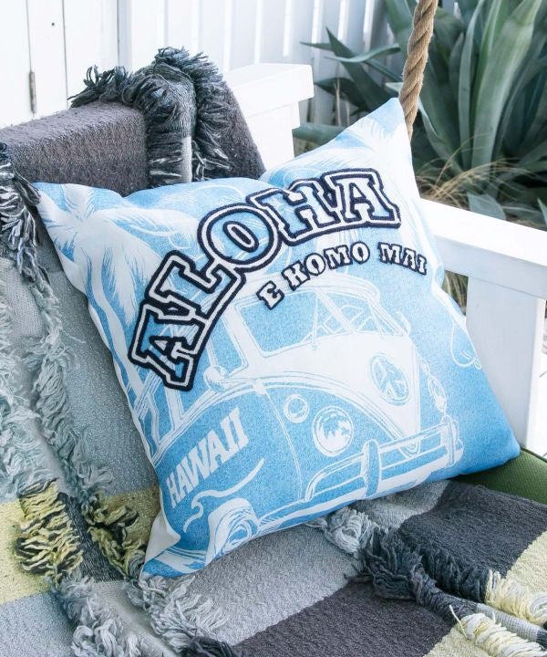 Aloha Denim Cushion Cover