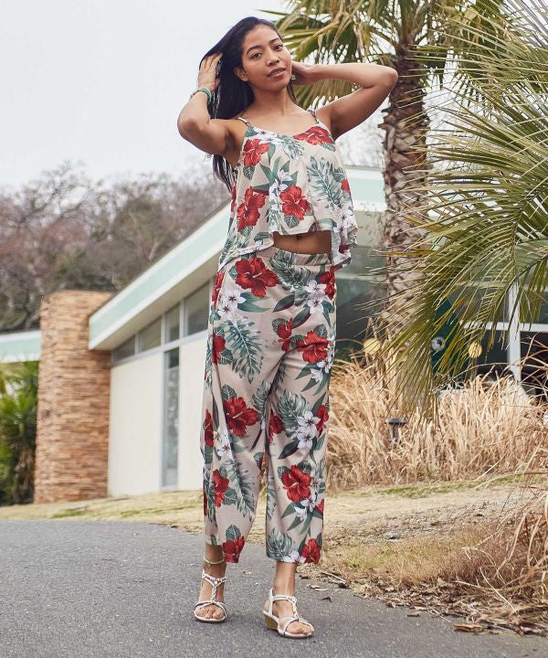 Botanical Cami Top and Pants Set