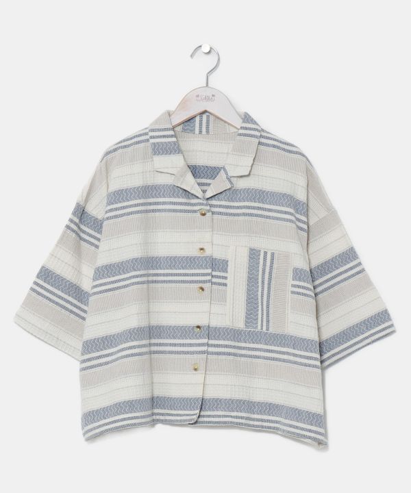 SURFï¼Palms Cropped Shirt