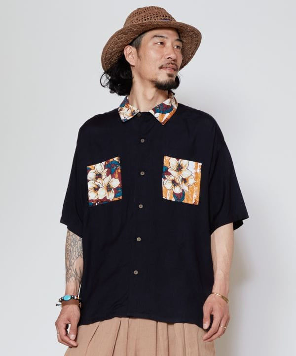 Calavera Men's Open Collar Shirt