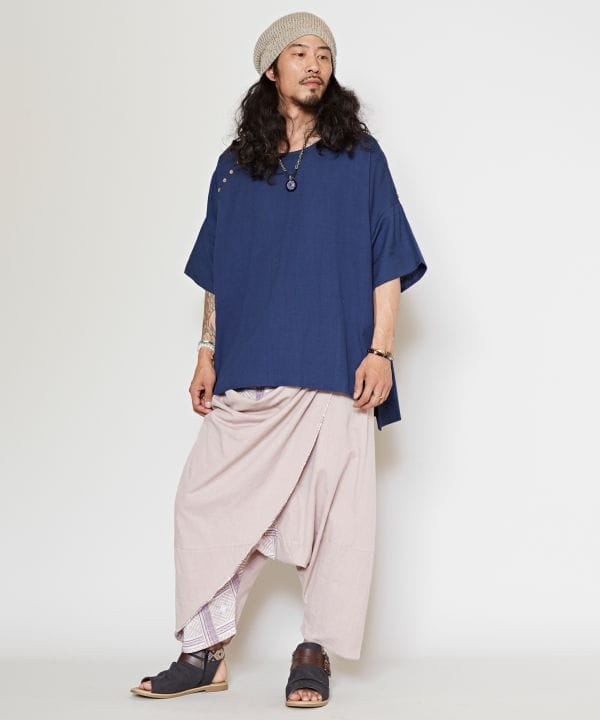 Linen Mix Oversized Unisex Top