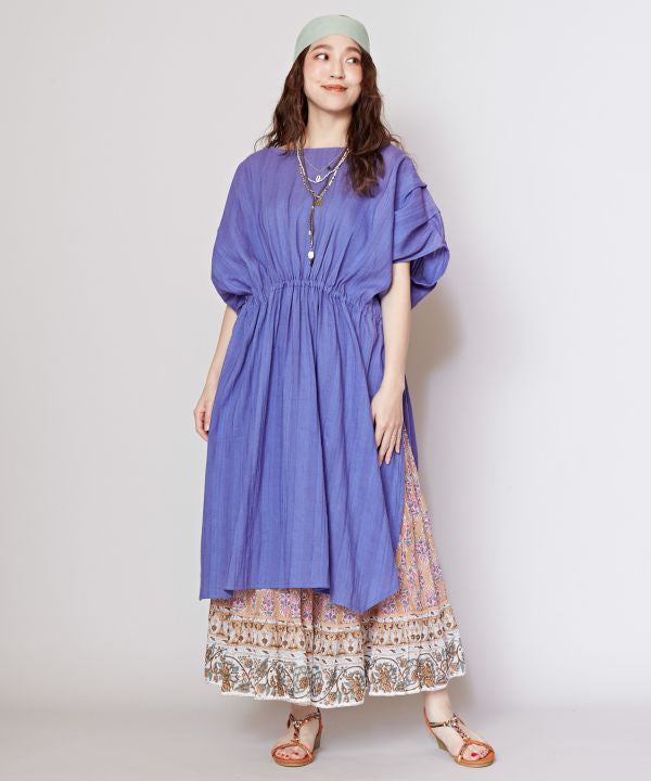 Long Slit Oversized Kaftan Dress