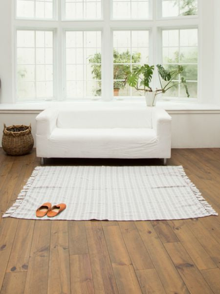 Woven Cotton Rug Multi Cloth