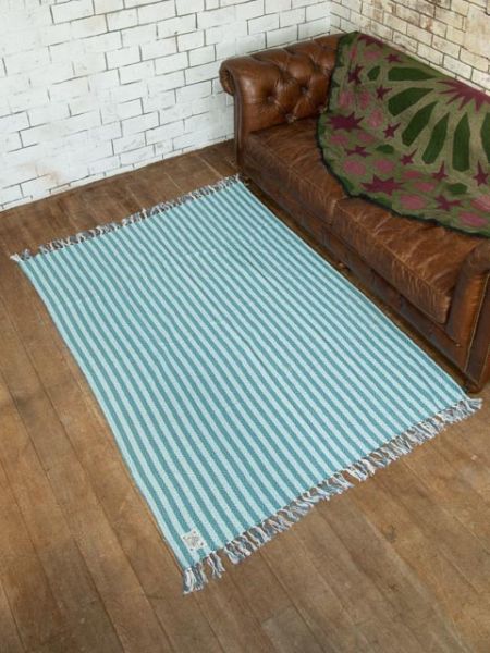 Woven Cotton Rug Multi Cloth