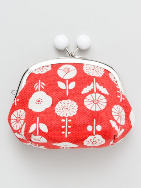 Retro Eastern Europe Motif GAMAGUCHI Clasp Pouch