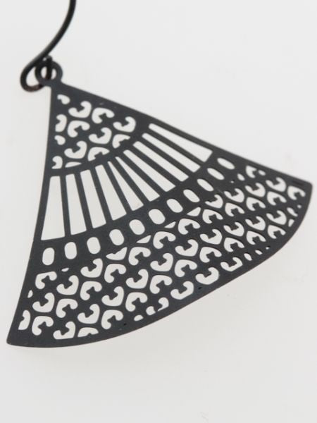 Openwork Fan Earrings