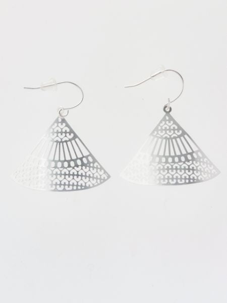 Openwork Fan Earrings