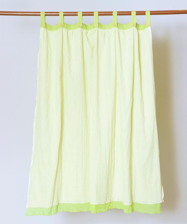 Layered Gauze Cotton Curtain 138cm