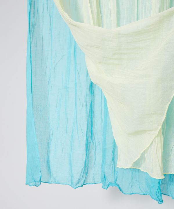 Layered Gauze Cotton Curtain 138cm