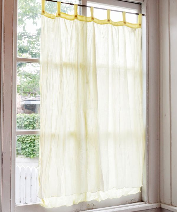 Layered Gauze Cotton Curtain 138cm