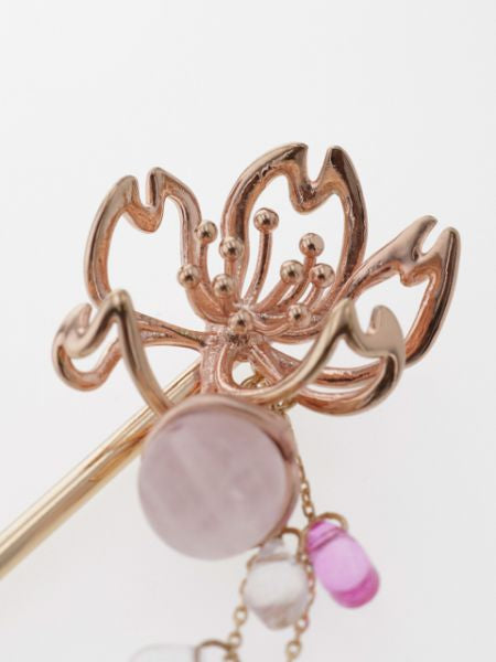 Openwork Flower Hair Stick