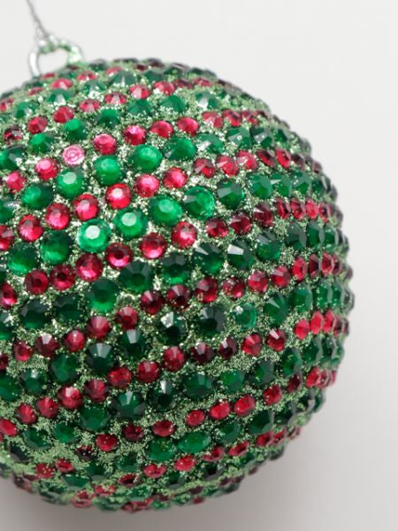 Glitter Ball Christmas Ornaments