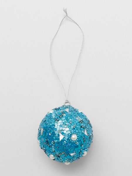 Glitter Ball Christmas Ornaments