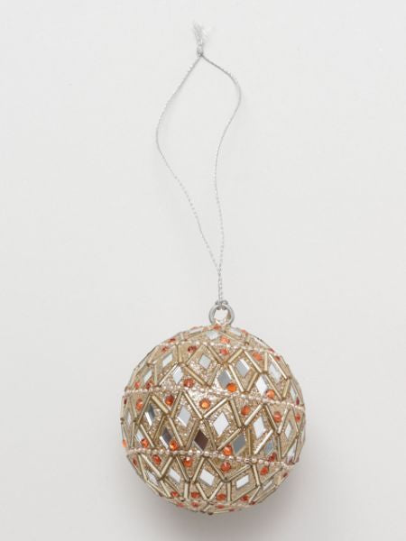 Glitter Ball Christmas Ornaments