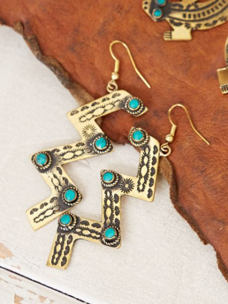 Native American Motif Earrings