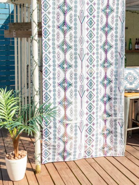 NAVAJO Sheer NOREN Curtain 200cm