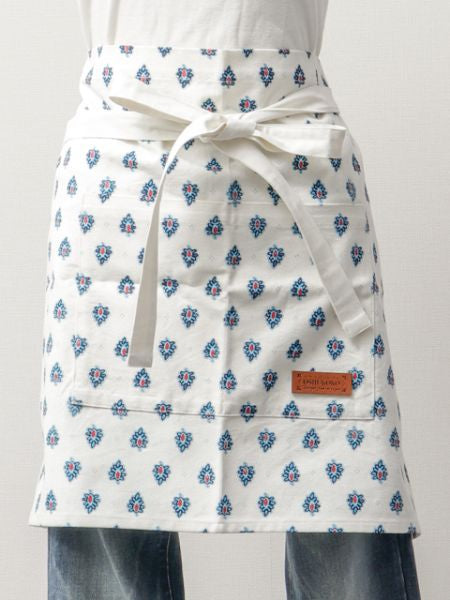 Provence Pattern Short Apron