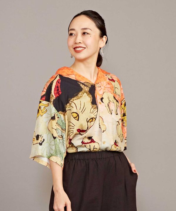 UKIYOE Print Men's Shirt