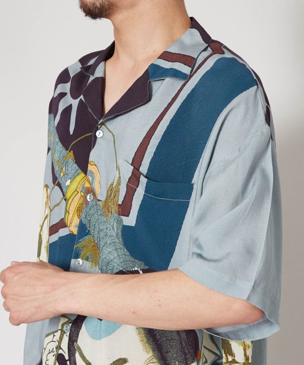 UKIYOE Print Men's Shirt