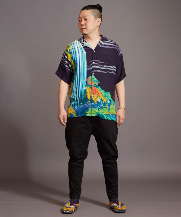 UKIYOE Print Men's Shirt