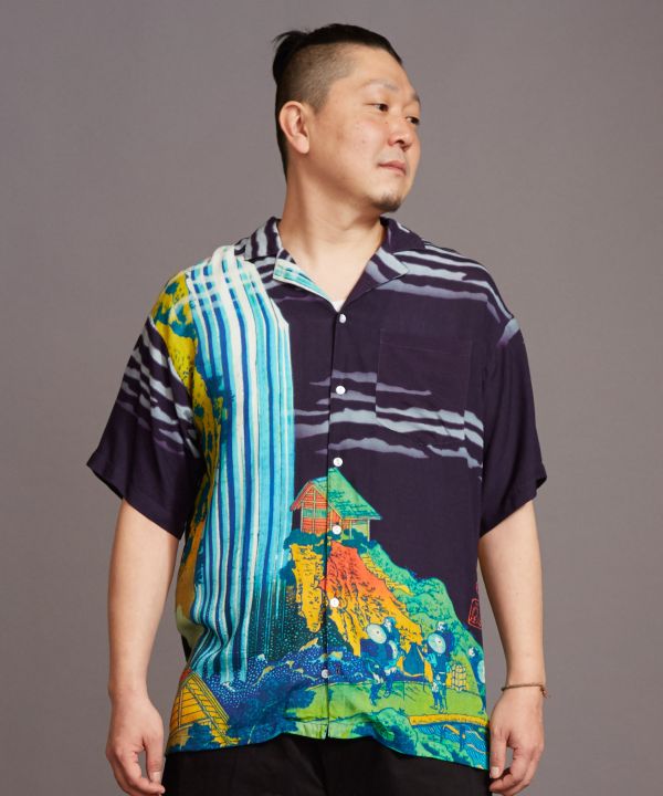 UKIYOE Print Men's Shirt