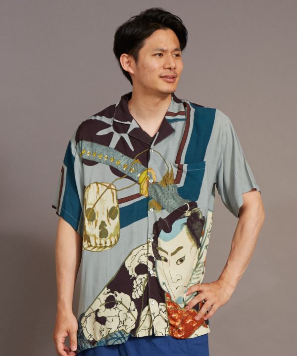 UKIYOE Print Men's Shirt