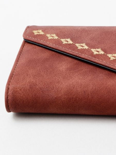 Navajo Embroidery Long Wallet