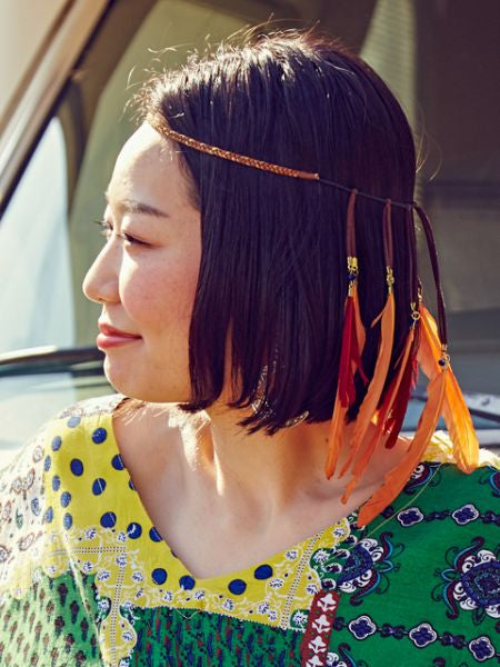 Bohemian Feather Hair Band