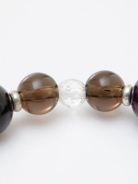 SUIJIN - 10mm Purple Tiger Eye Bracelet