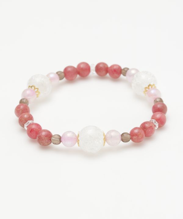 HIYORI - Triangle RHODOCHROSITE Bracelet