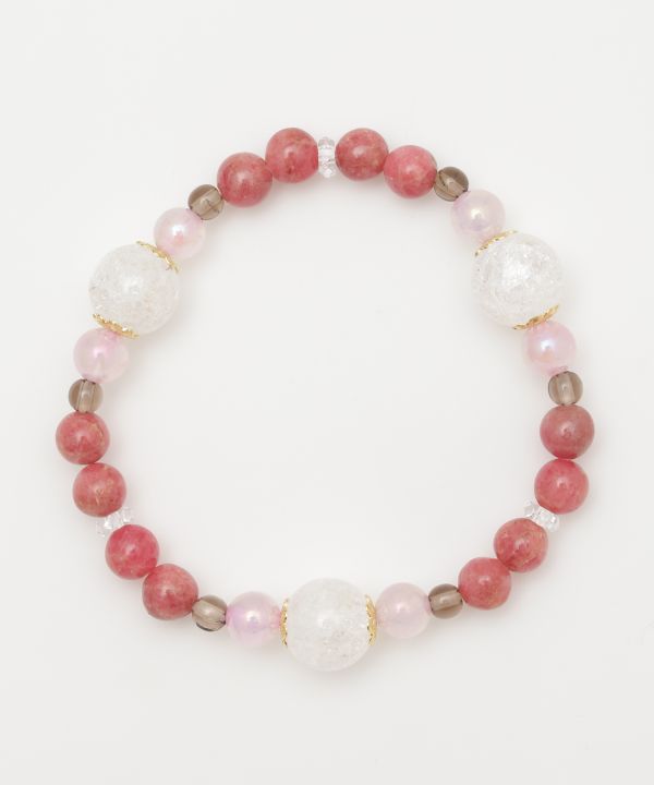 HIYORI - Triangle RHODOCHROSITE Bracelet