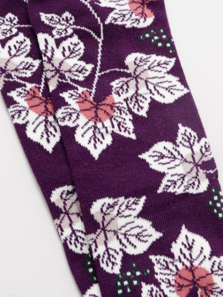 Grape Leaves TABI Socks  23-25cm