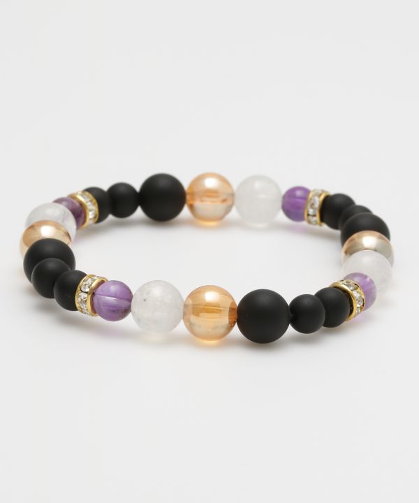 GEKKA - Frosty Black Onyx Bracelet