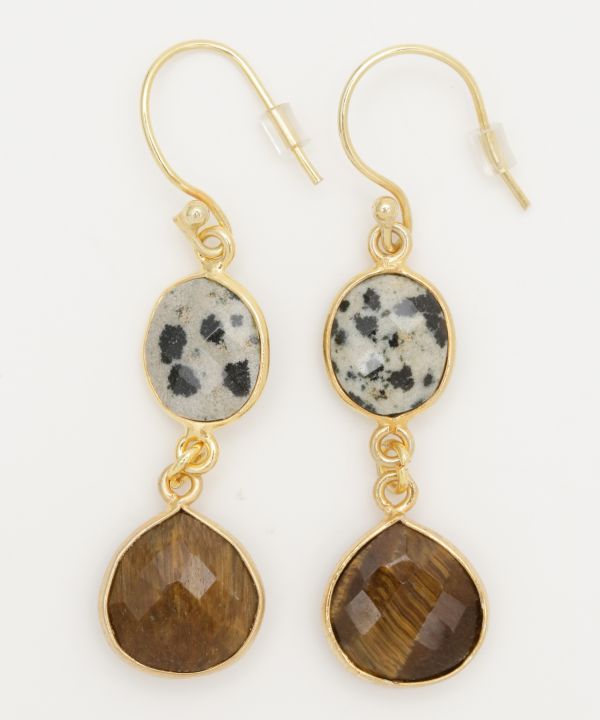 KACHINA Tiger Eye Earrings