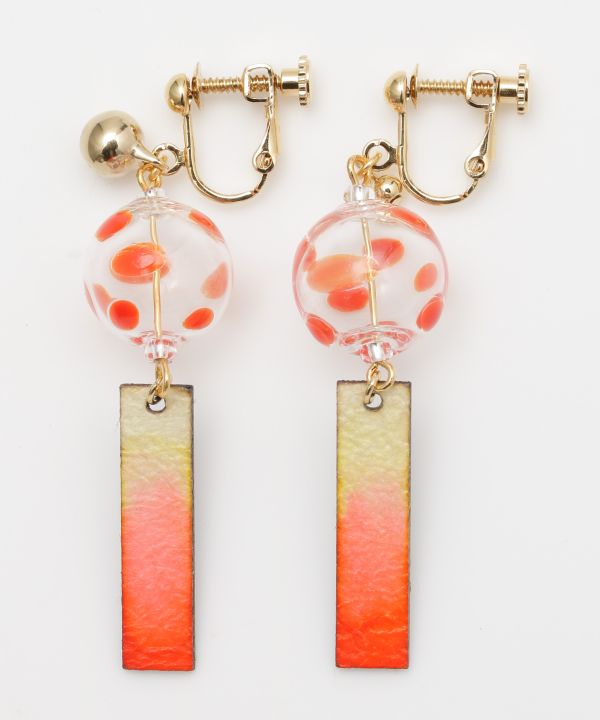 FURIN Wind Chime Clip Earrings