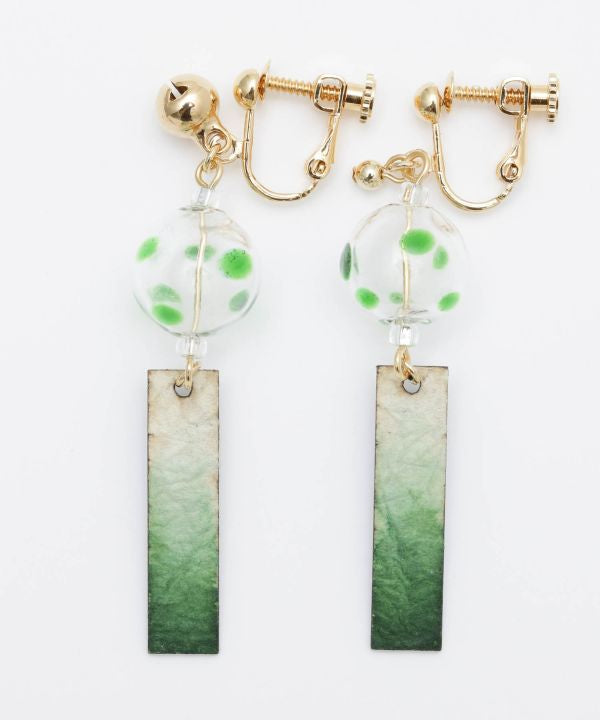 FURIN Wind Chime Clip Earrings