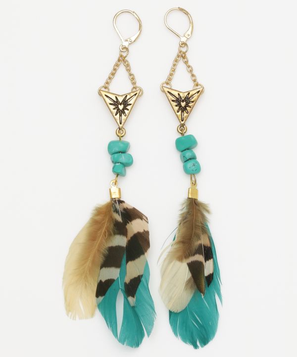 Bohemian Feather Earrings