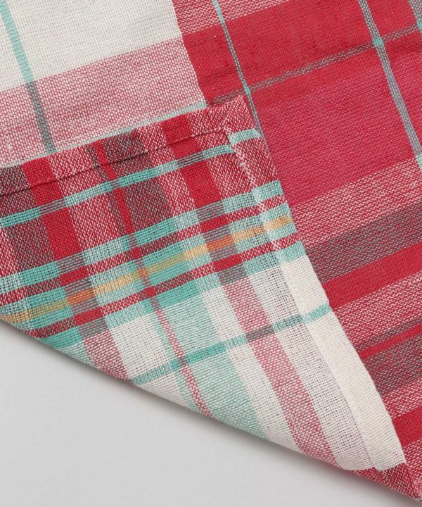 ETAWA Woven Cotton Plaid Multi Cloth M