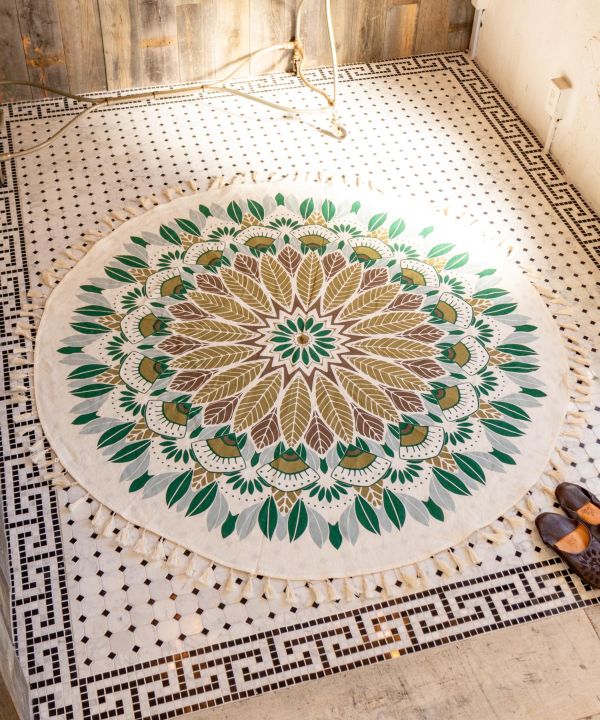 Moroccan Mandala Round Cloth