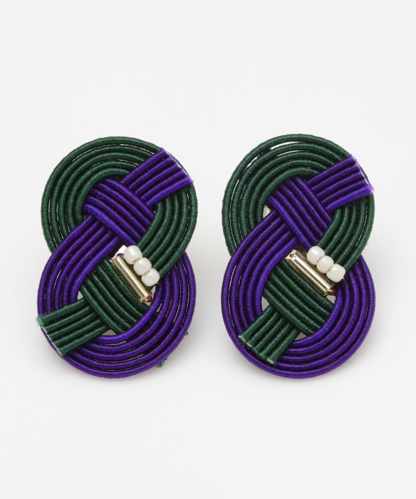 Bi Color MIZUHIKI Earrings