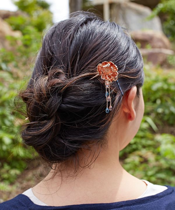 Flower Dew KANZASHI Hair Stick