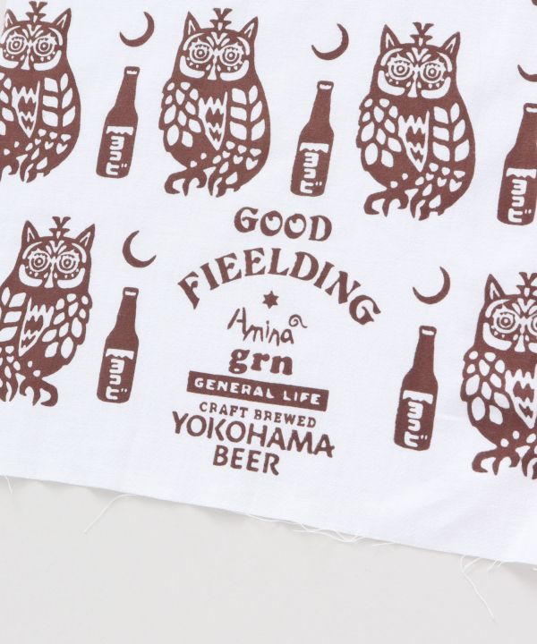 YOKOHAMA BEER x grn x Amina TENUGUI Towel