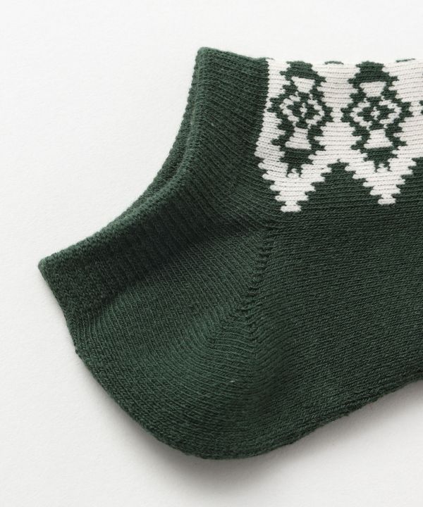 Navajo Pattern Ankle Socks 23-25cm